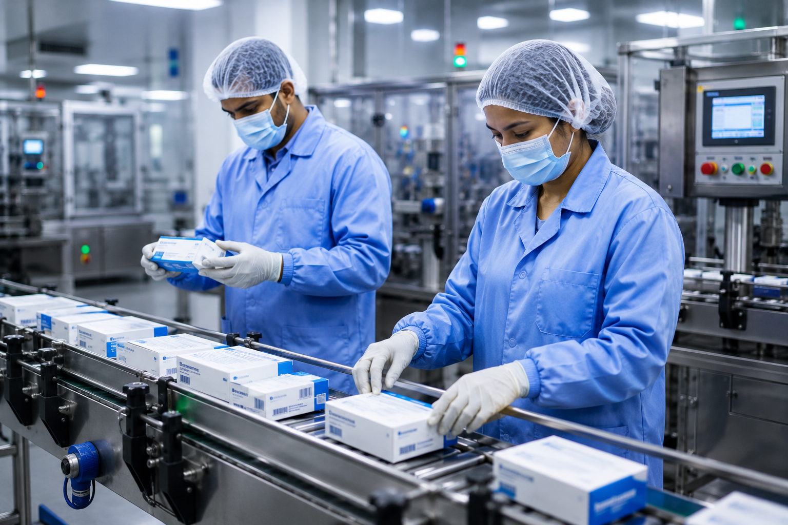 Research professional in lab